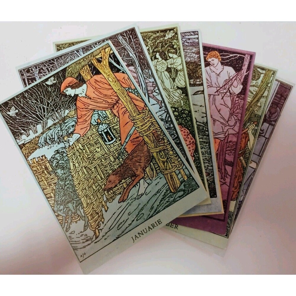 Lot of 12 Vintage Alfred Gaskin The Shepheardes Calender West Germany Postcards